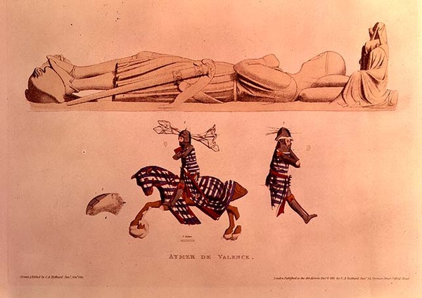 Aymer de Valence by Alred Charles Stothard